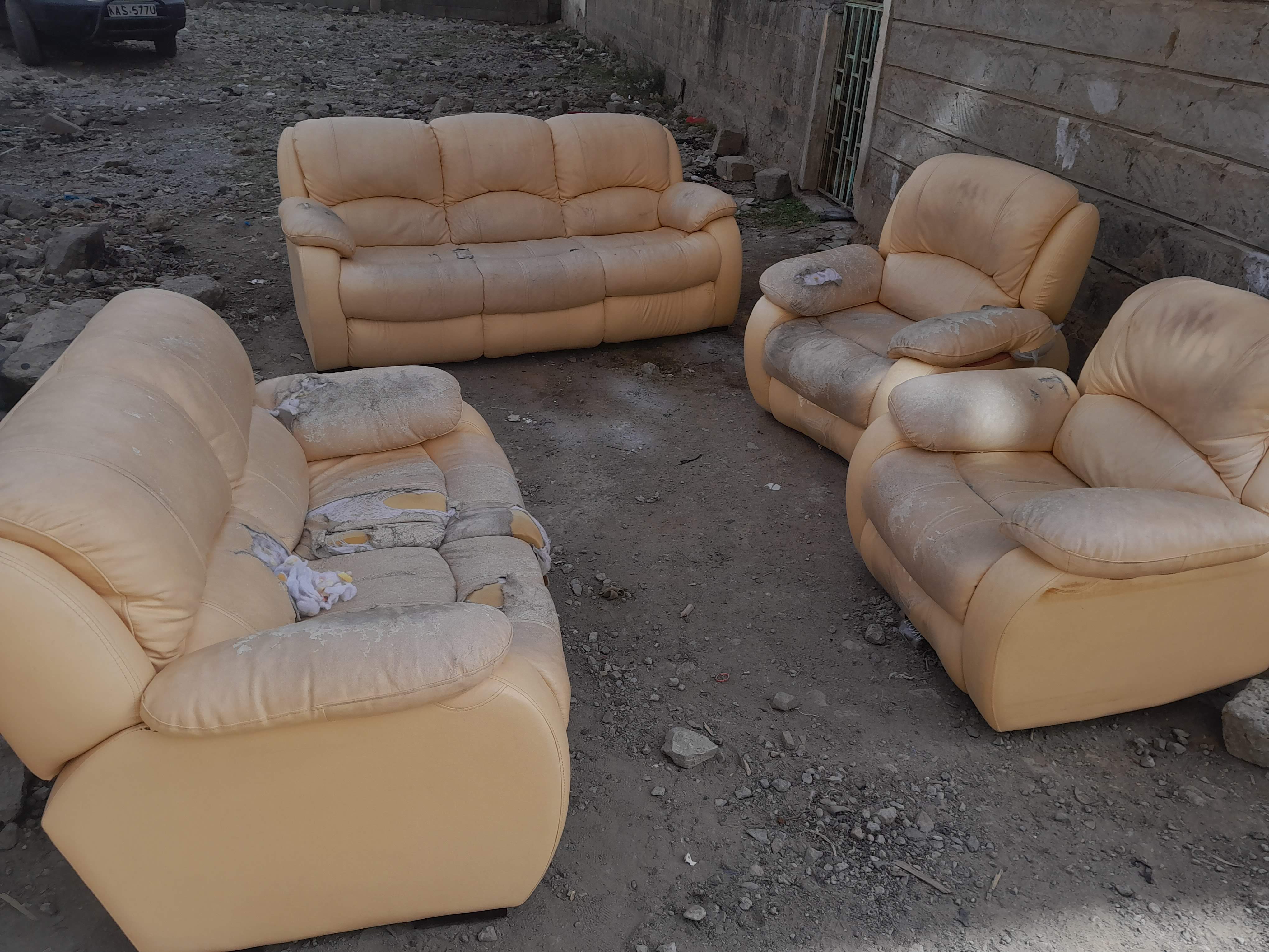 Recliner Sofa Before 3